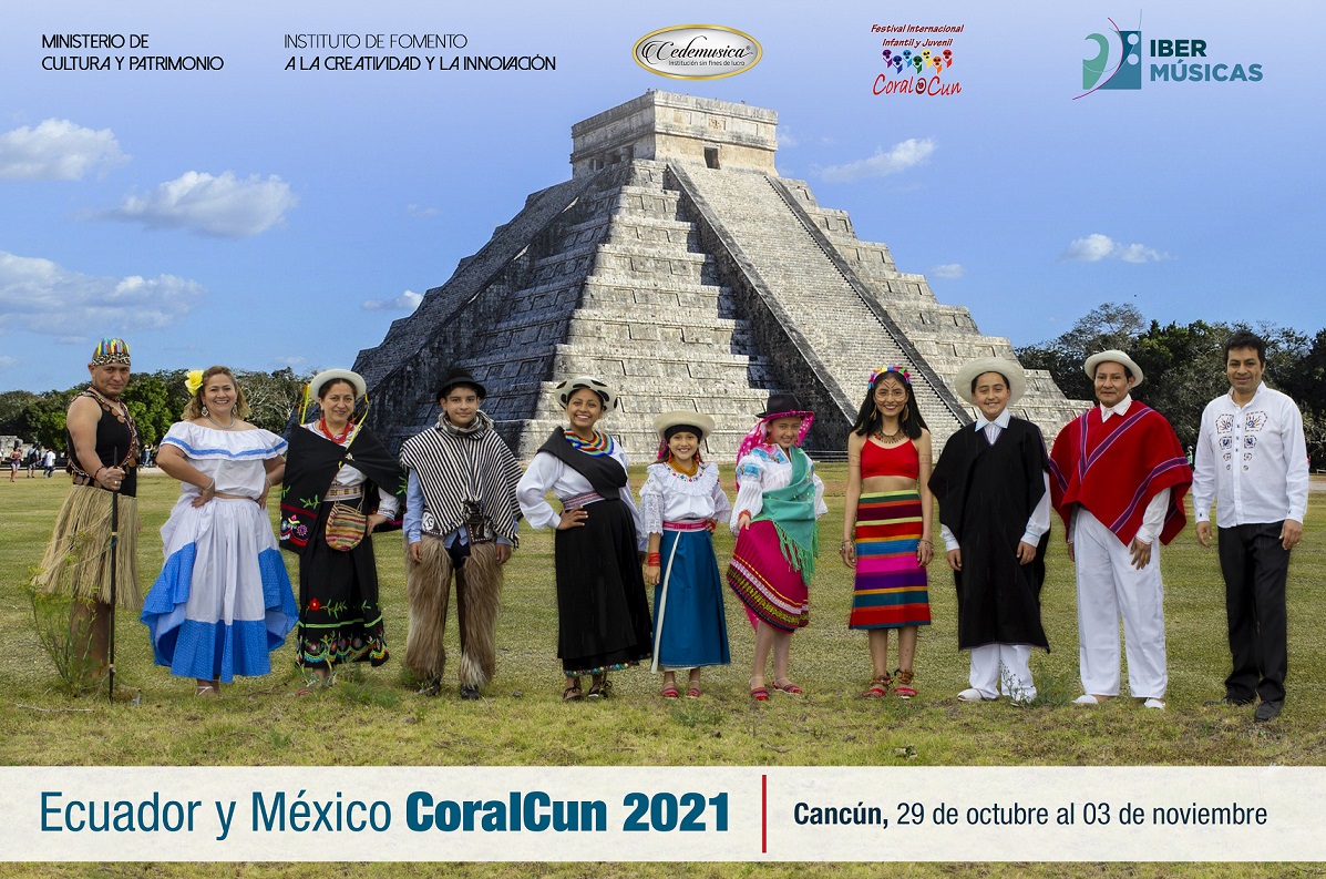 O Coro Cedemúsica do Equador fará parte do Festival Coralcún de Cancún, México