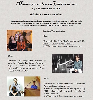 Música Latinoamericana original para guitarra y clave de los siglos XX y XXI – IBERMÚSICAS 2021