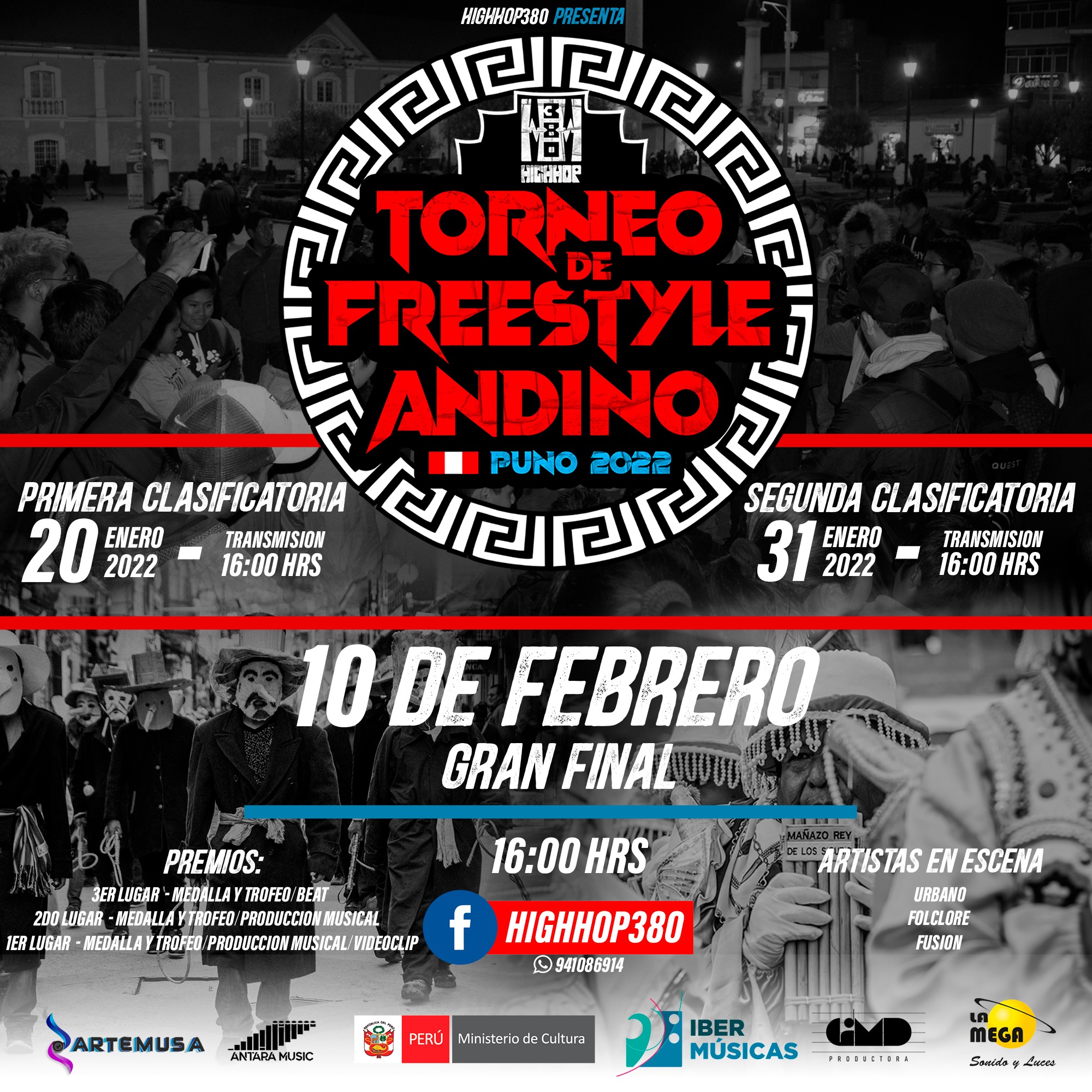 Realizado em Puno, Peru, o HIGHHOP380, Torneio de Freestyle Andino