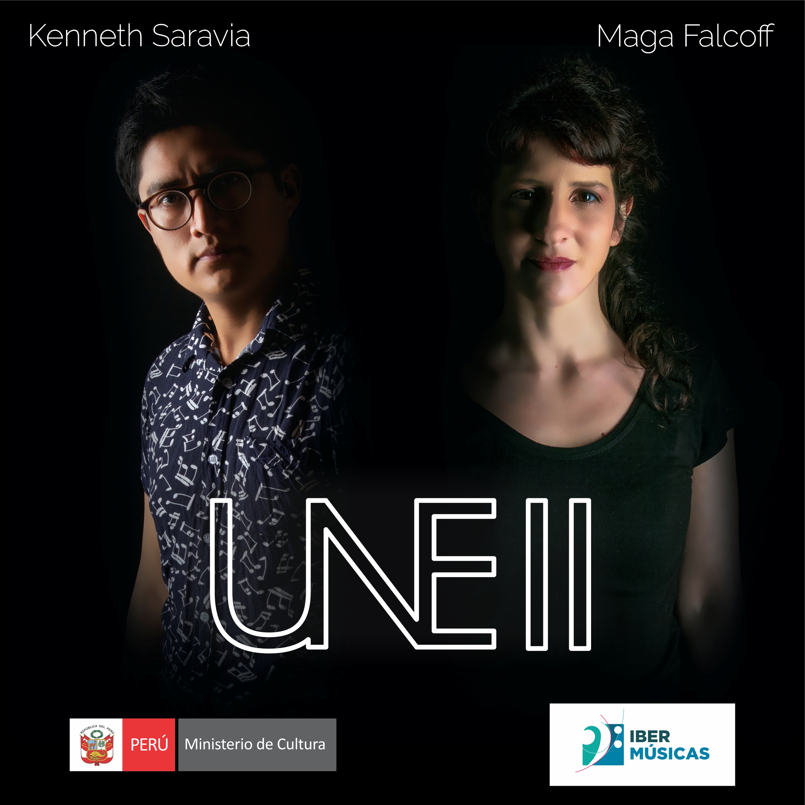 El dúo UNE integrado por Maga Falcoff de Argentina y Kenneth Saravia de Perú lanza su disco UNE II