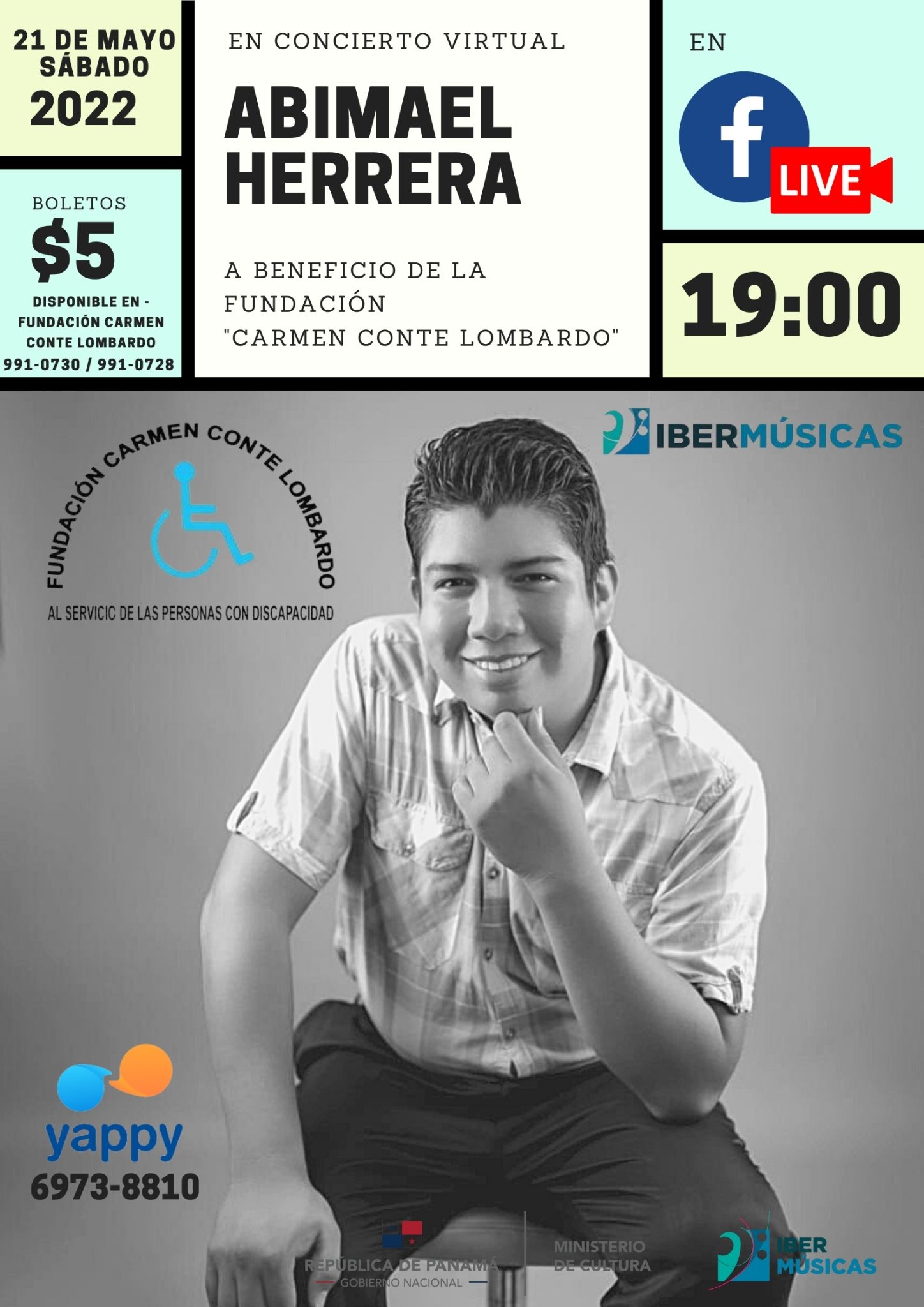 Abimael Herrera do Panamá e Beto Lobo do México vão partilhar o concerto “Vivir 2022”