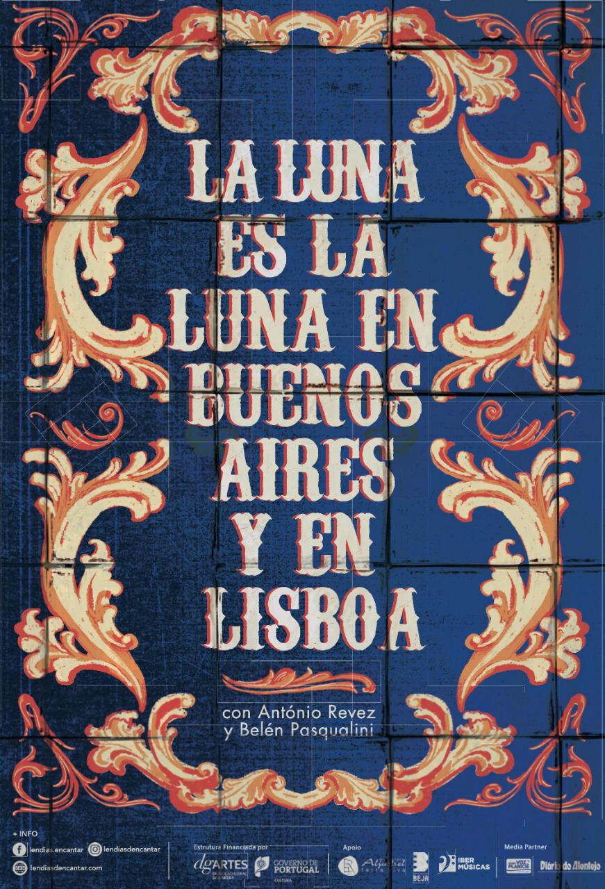 Belén Pasqualini (Argentina) e António Revez (Portugal) vão realizar uma tournée de “La luna es la luna em Buenos Aires e em Lisboa” por vários locais na Argentina