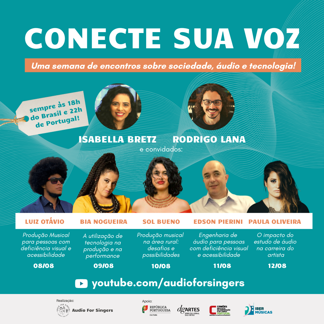 Desde Portugal chegam às oficinas “Conecte Sua Voz”, uma semana de encontros sobre sociedade, áudio e tecnologia”