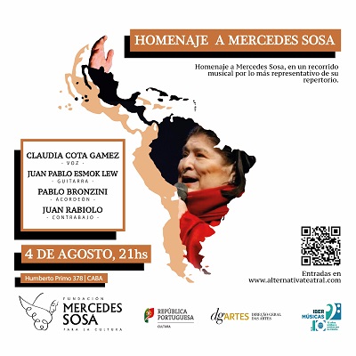 Da Argentina vem uma prévia de “Tributo à Mercedes Sosa”