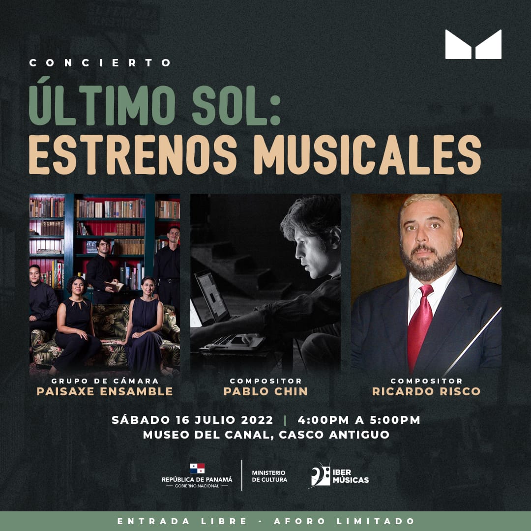 O Ensamble Paisaxe do Panamá estreia “Último Sol”, obra do compositor costa-riquenho Pablo Chin, ganhadora do Concurso Ibermúsicas de composição e estreia 2021