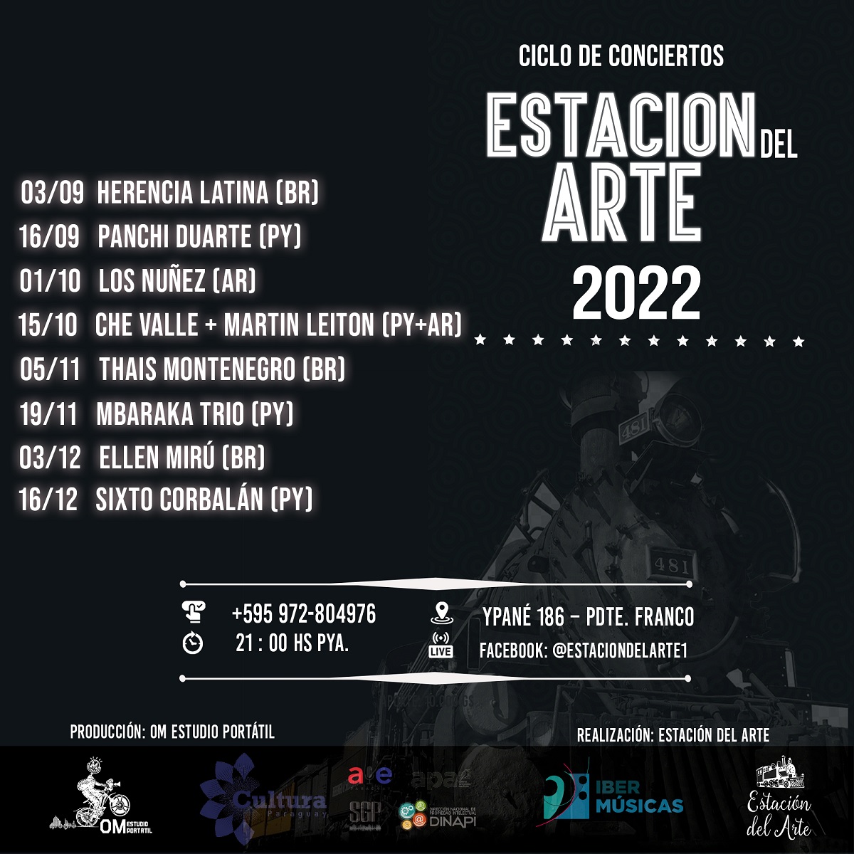 A Estación del Arte do Paraguai inicia seu ciclo de concertos e palestras na Tríplice Fronteira