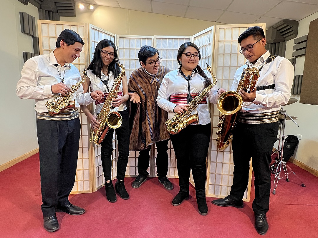 O grupo peruano “Los Cuatro Cholos del Saxo” se apresentará no Festival FESAX 2022 em Santa Fé, Argentina