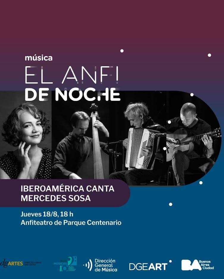 Da Argentina vem uma prévia de “Tributo à Mercedes Sosa”