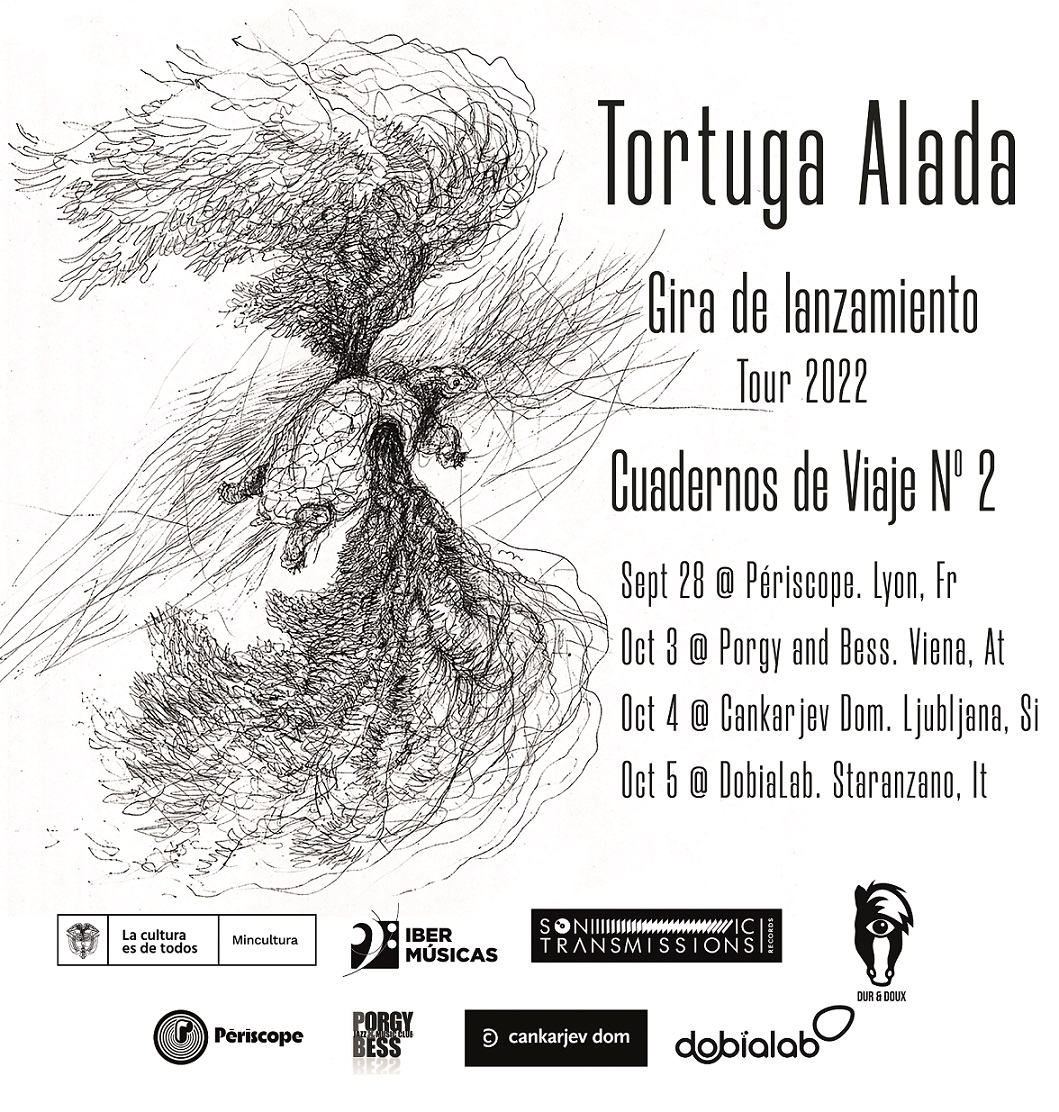 A dupla Tortuga Alada (Argentina – Colômbia) apresenta Cadernos de Viagem nº 2