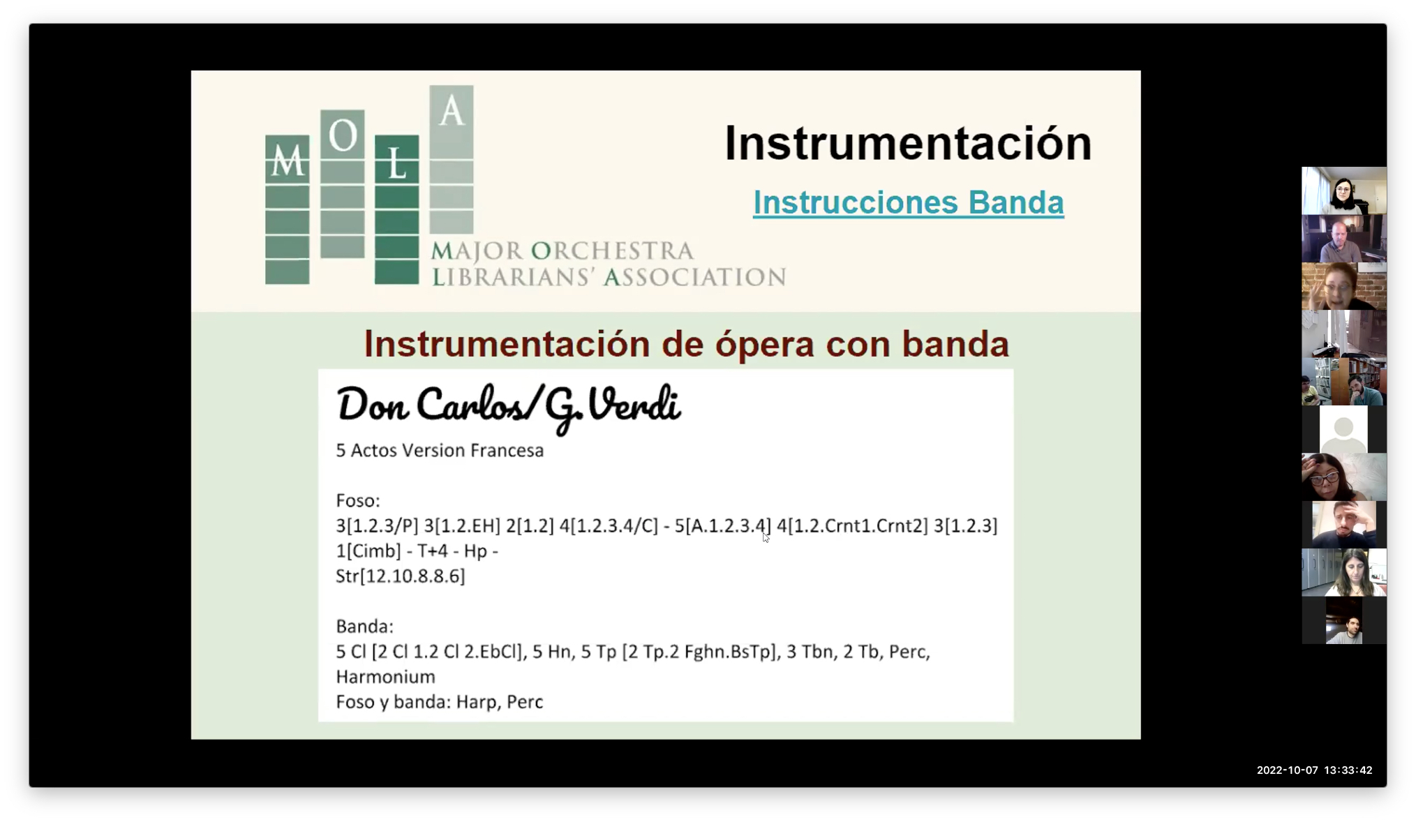 A Formação Profissional para Arquivistas e Bibliotecários Musicais da RIOS (Rede Iberoamericana de Orquestras Sinfónicas) terminou