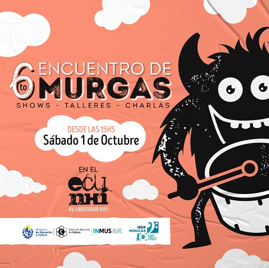 Com a participação da murga uruguaia Queso Magro, o 6º Encontro de Murgas é realizado no ECuNHi em Buenos Aires, Argentina