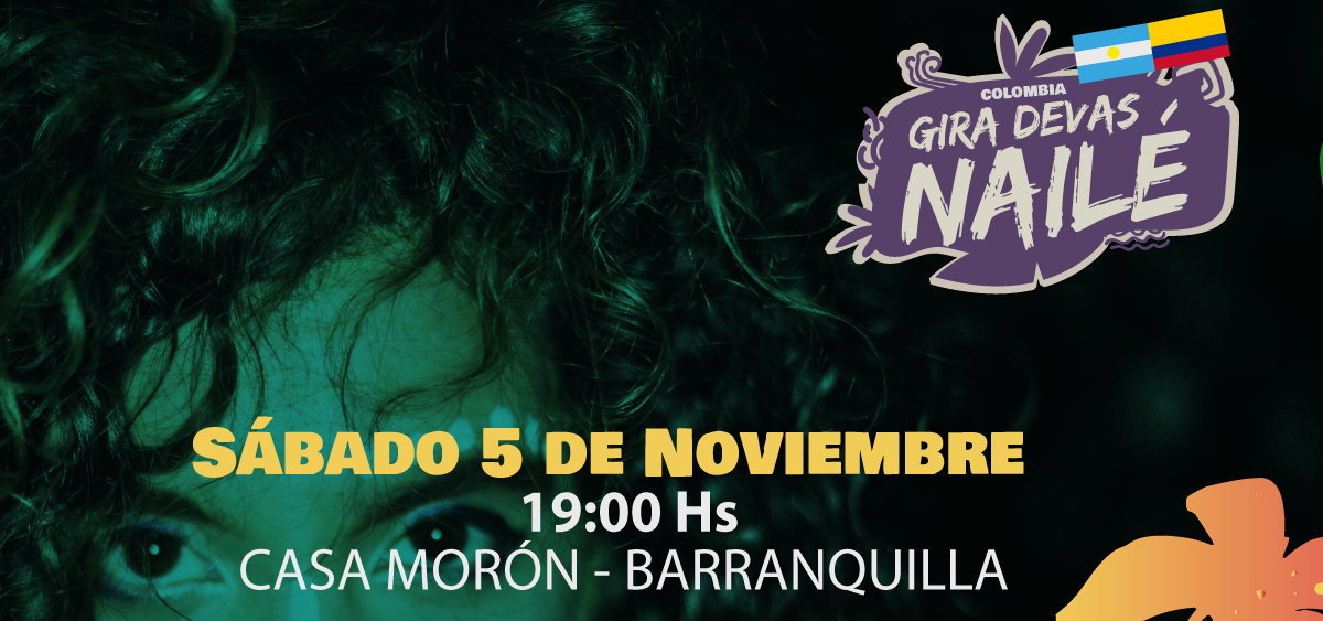 A artista argentina Nailé embarca na sua viagem “Devas Colombia 2022” em busca das raízes do bullerengue colombiano