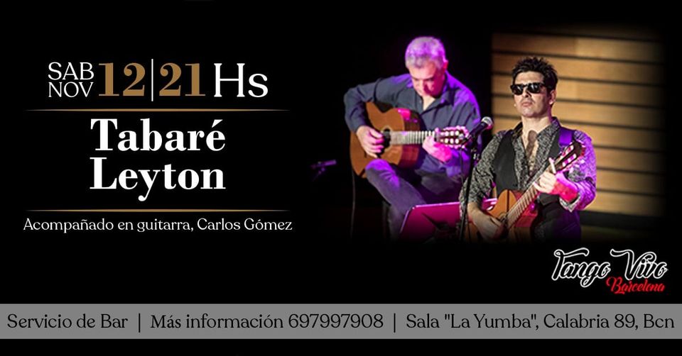 O grande cantor uruguaio Tabaré Leyton continua com suas apresentações na Espanha e em Portugal