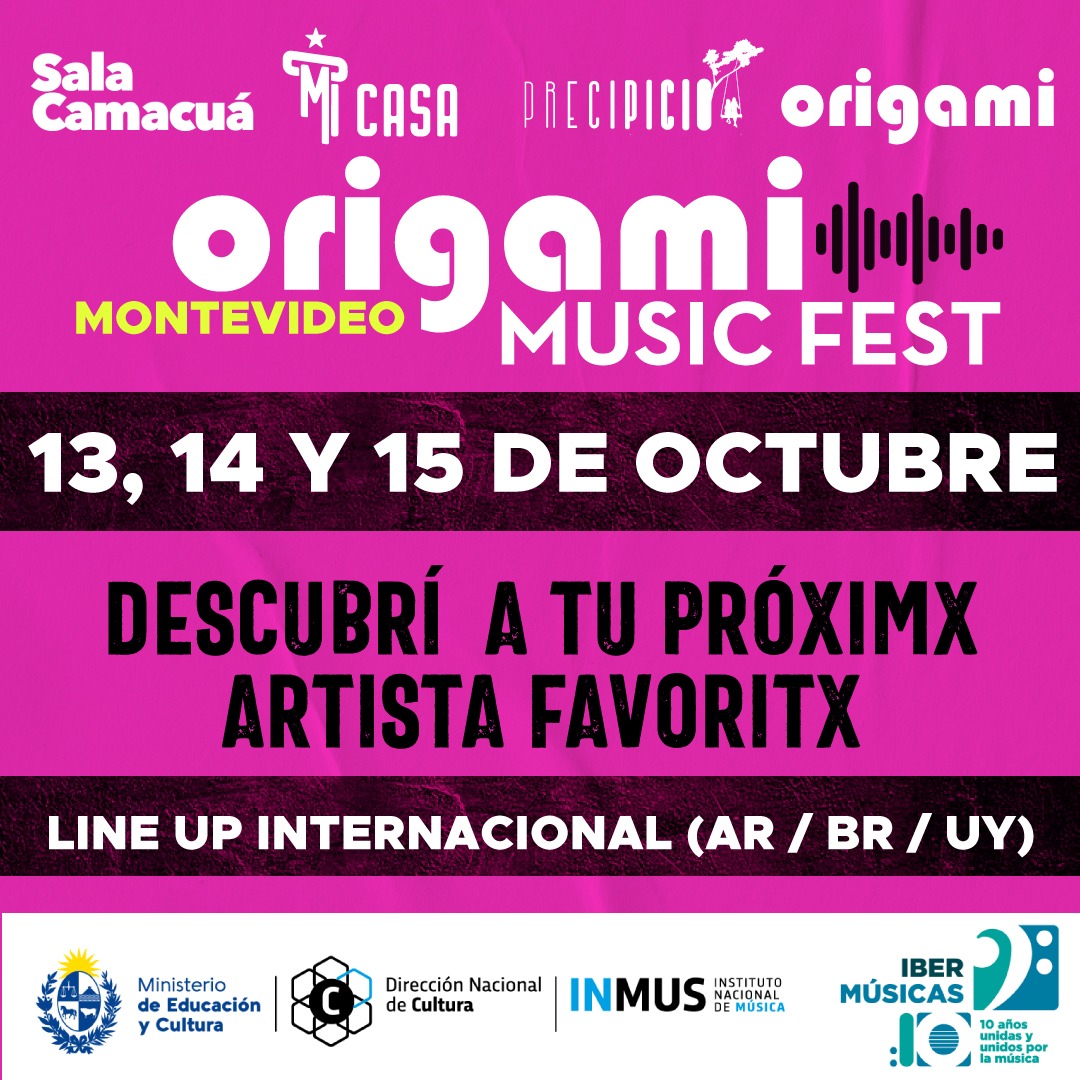O Origami Music Fest do Uruguay se prepara para realizar uma nova edição