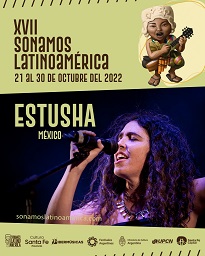 A artista mexicana Estusha embarca em sua turnê “Voltando ao Sul”, que a levará para a Argentina, Chile e Uruguai