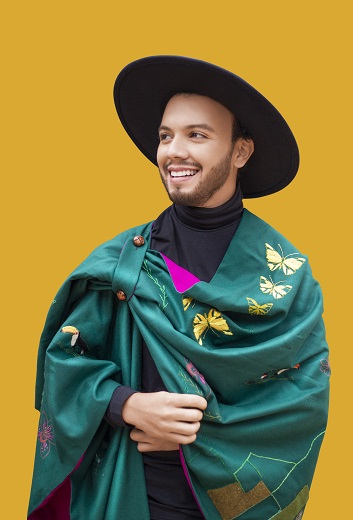 O contratenor colombiano Asael Cuesta Cardona se apresentará no Festival Tradiciones de Vida y Muerte, no México