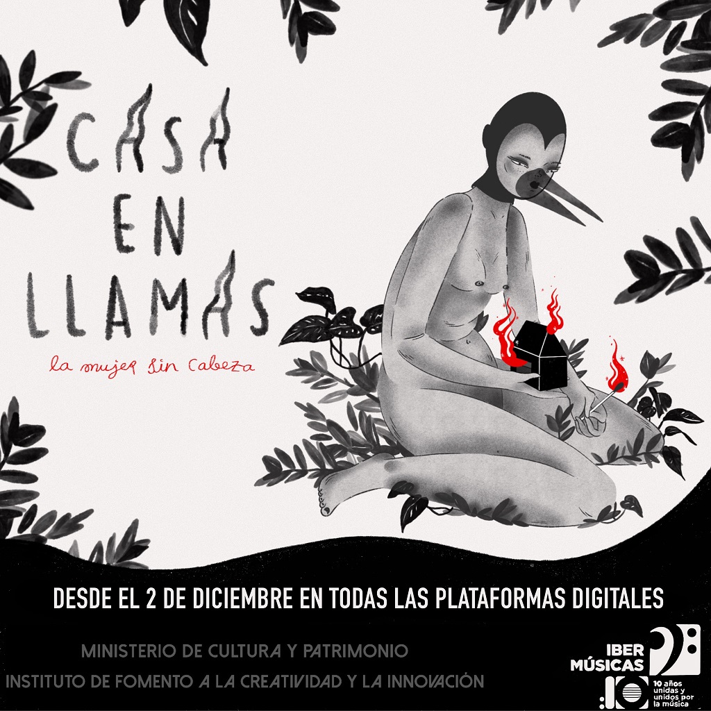 A dupla equatoriana “A mulher sem cabeça” apresenta seu trabalho “Casa en llamas”