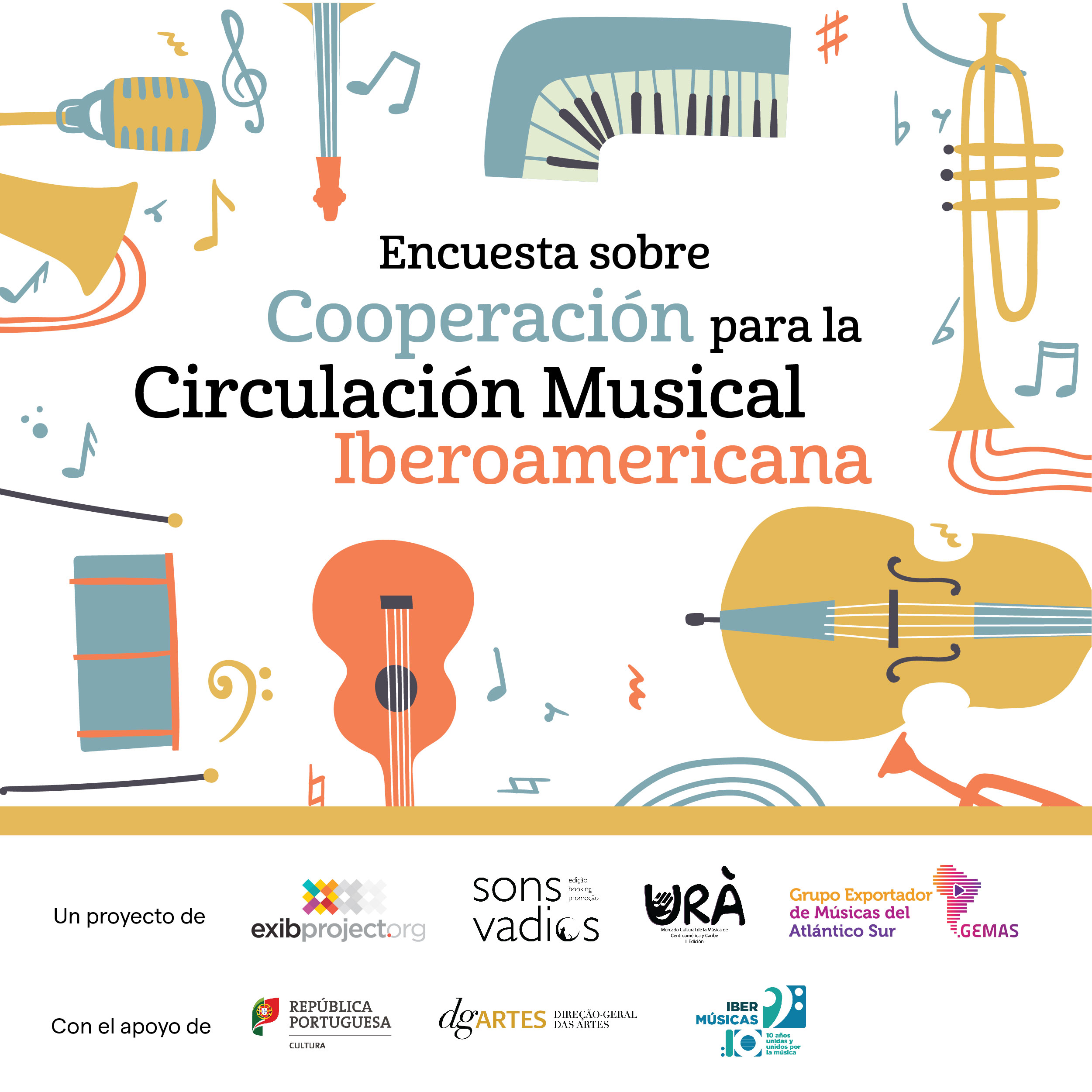 Apresenta-se a Pesquisa de Cooperação Cultural para a Circulação Musical Iberoamericana