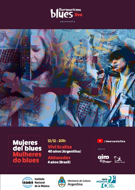 Vivi Scaliza da Argentina e Ablusadas do Brasil apresentam seu trabalho em conjunto