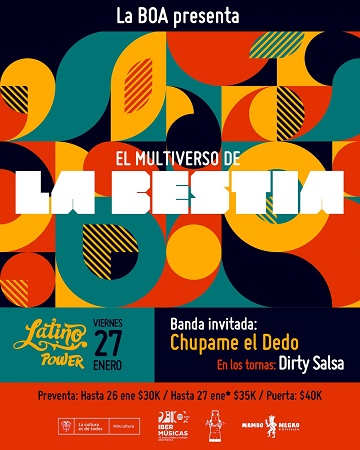 O grupo La BOA da Colômbia está lançando seu novo material, intitulado “La Bestia”