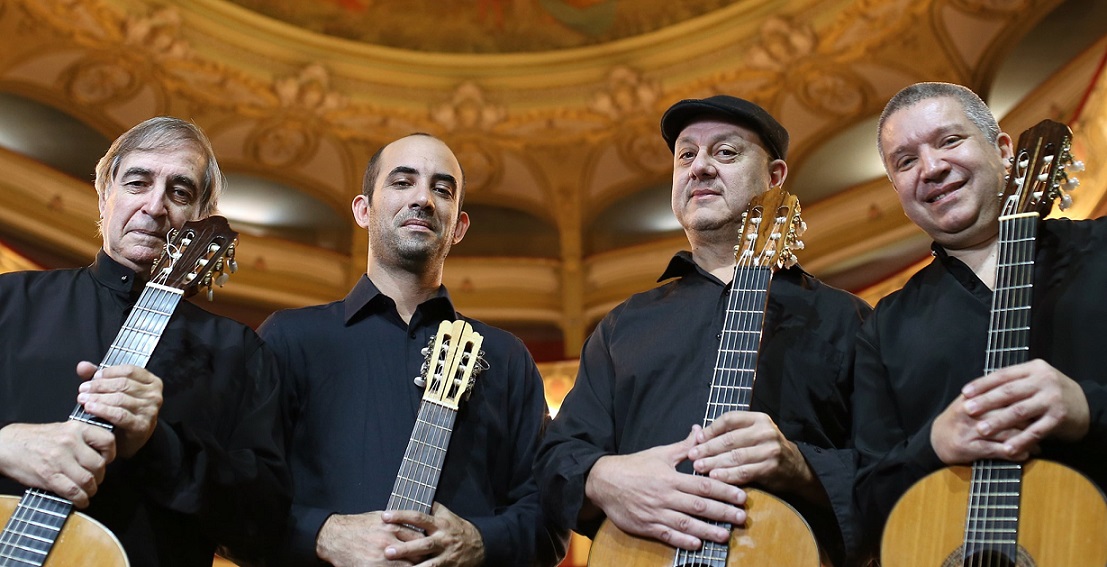 O Néstor Ausqui Cuarteto da Argentina apresenta sua adaptação para quarteto de violões do “L. V. Beethoven String Quartet No. 8 Op 59”