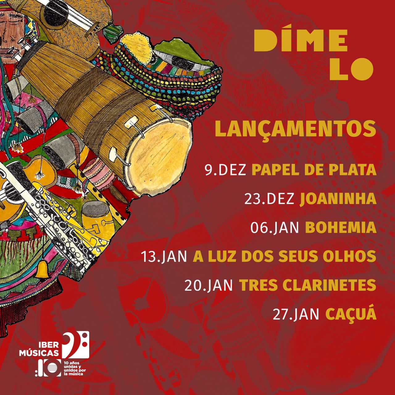 O trio Dímelo da brasileira Aline Gonçalves, u peruano Sergio Valdeos y o chileno Luis Barrueto continua apresentando seu novo trabalho     