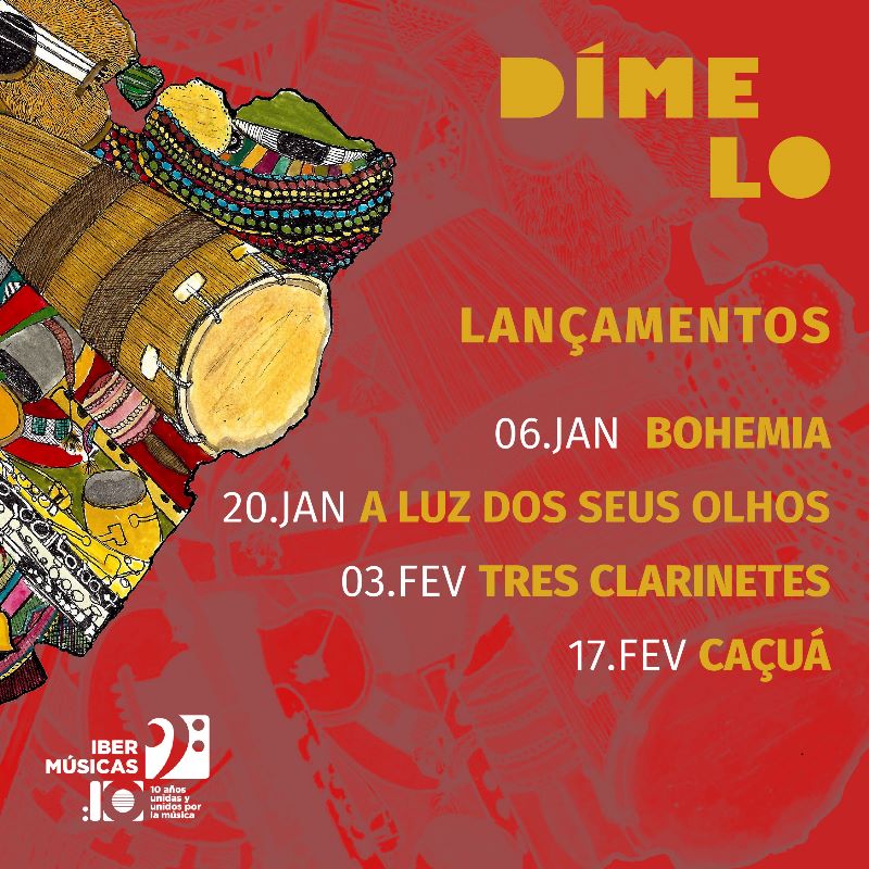 O trio Dímelo da brasileira Aline Gonçalves, o peruano Sergio Valdeos y o chileno Luis Barrueto apresentam seu novo trabalho