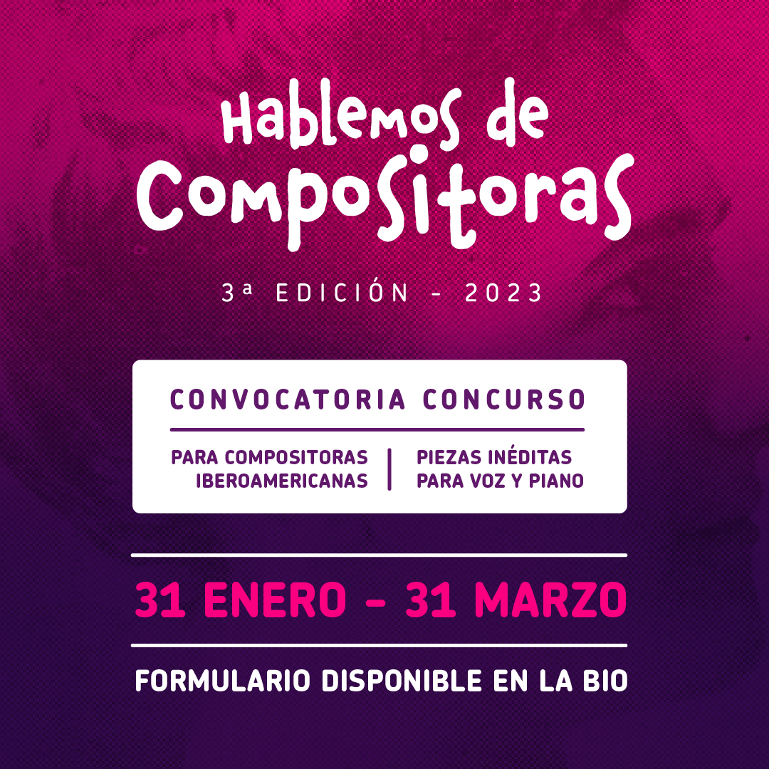 Lírica Dissidente de Chile juntamente com o Festival Mujeres en la Música Nueva de Colombia abrem sua chamada “Vamos falar sobre compositoras”