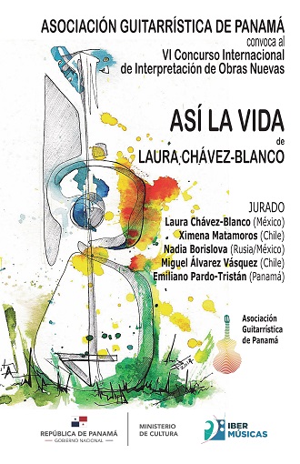 A Asociación Guitarrística de Panamá  convida a inscrições para o VI Concurso Internacional para a Interpretação de Novas Obras
