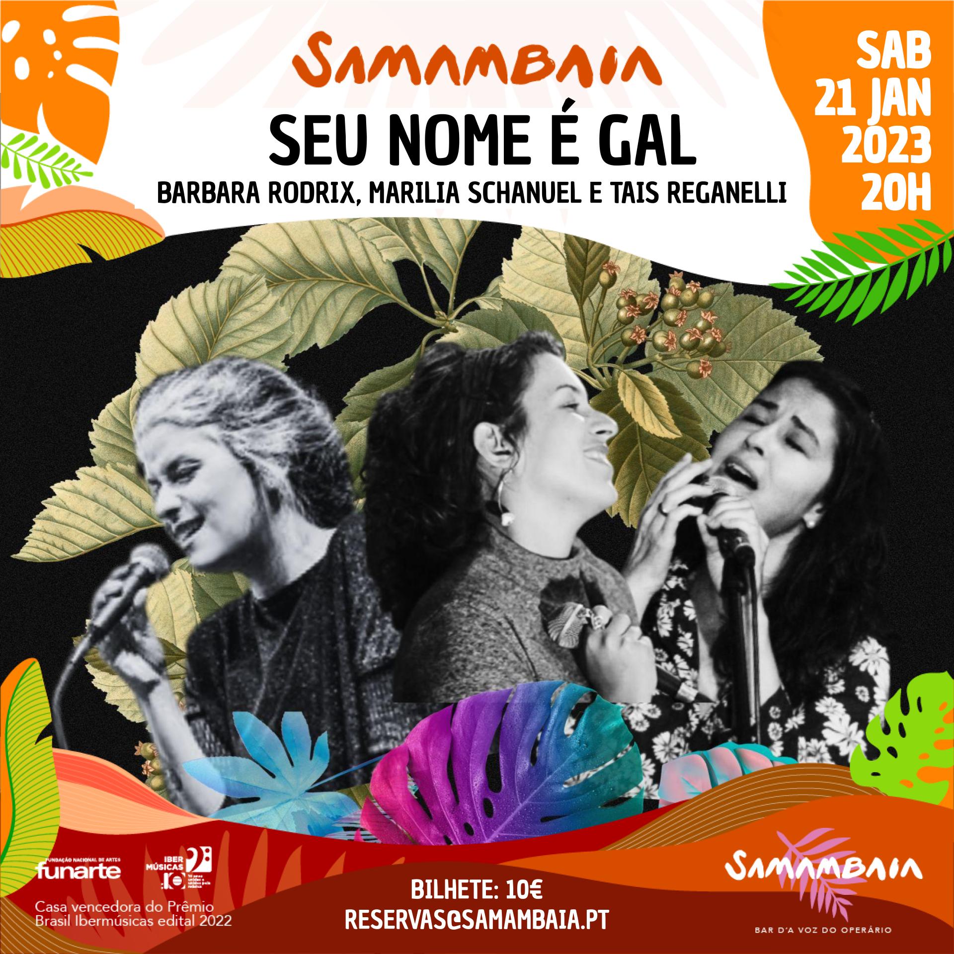 Samambaia, a casa de shows de Lisboa dedicada à música do Brasil, anuncia seu programa para janeiro