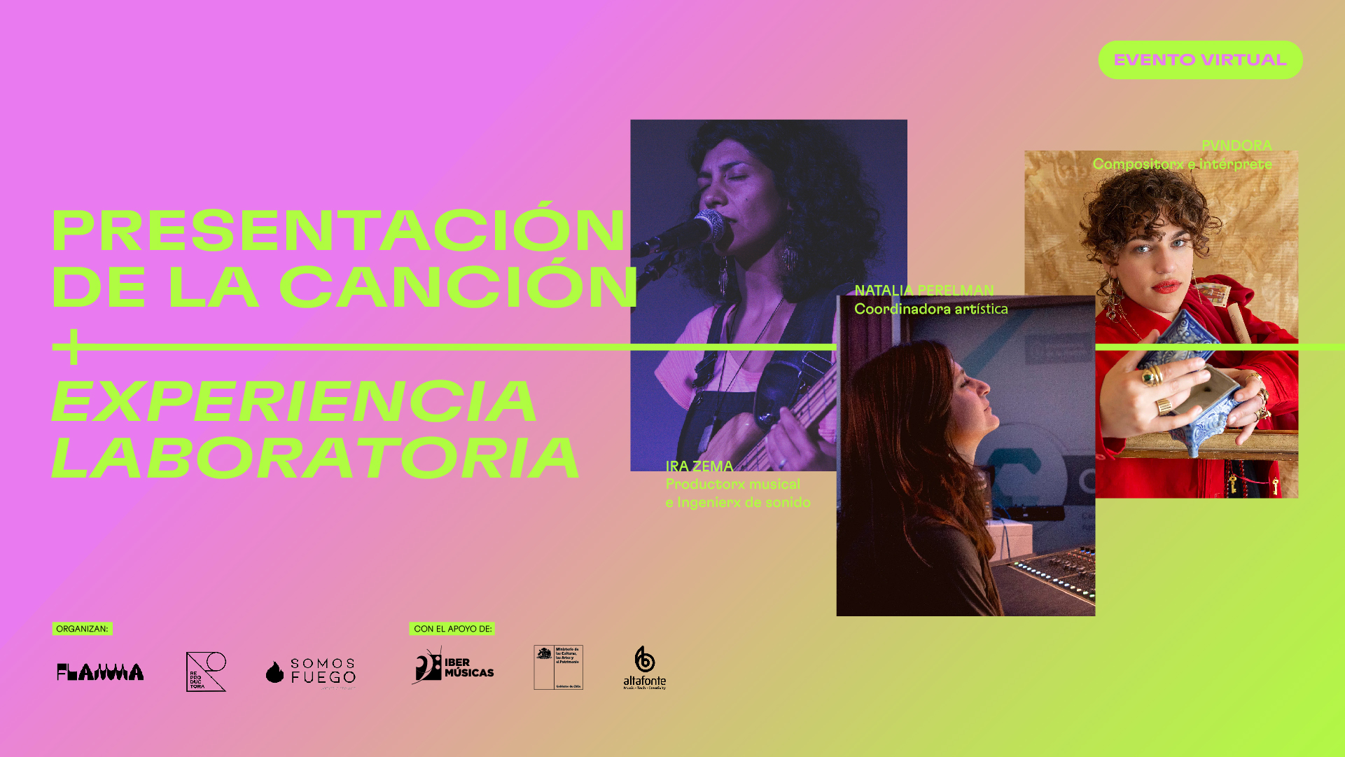 Experiência Laboratoria, um programa de música entre mulheres e dissidentes do Peru, Chile e Argentina apresenta “Lugares onde não importa quem eu sou”