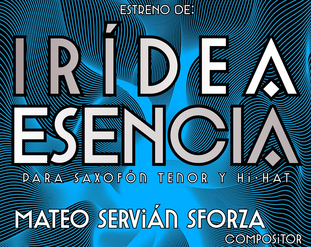 Inicia-se o processo de criação e montagem da obra “Irídea esencia – experimentação sonora” do compositor paraguaio Mateo Servián Sforza
