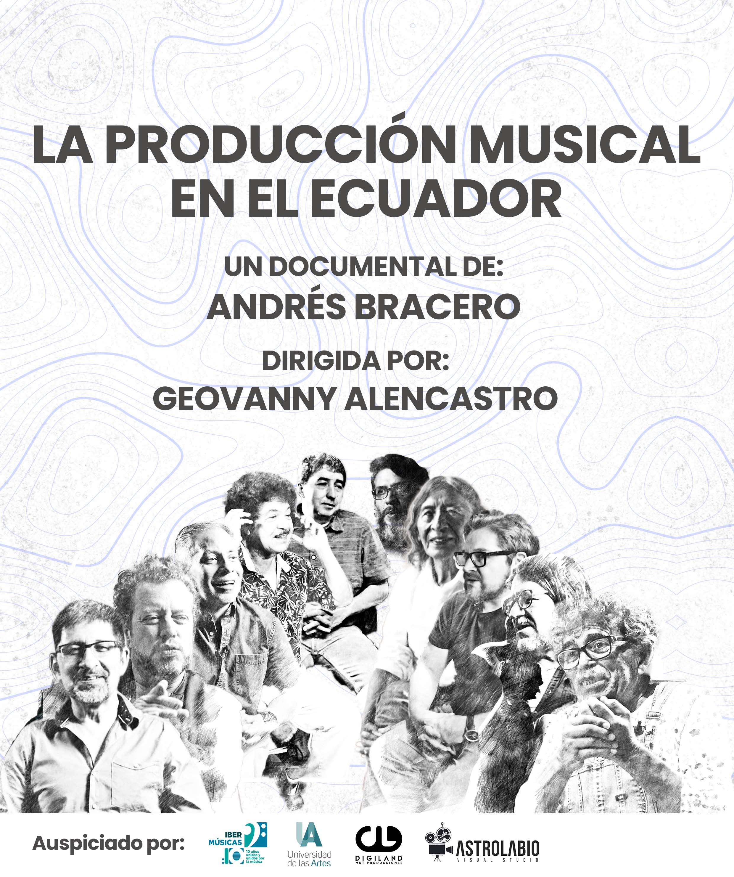 Andres Bracero, músico, pesquisador, produtor e professor, apresenta “Produção Musical no Equador”, documentário de Andrés Bracero dirigido por Geovanny Alencastro