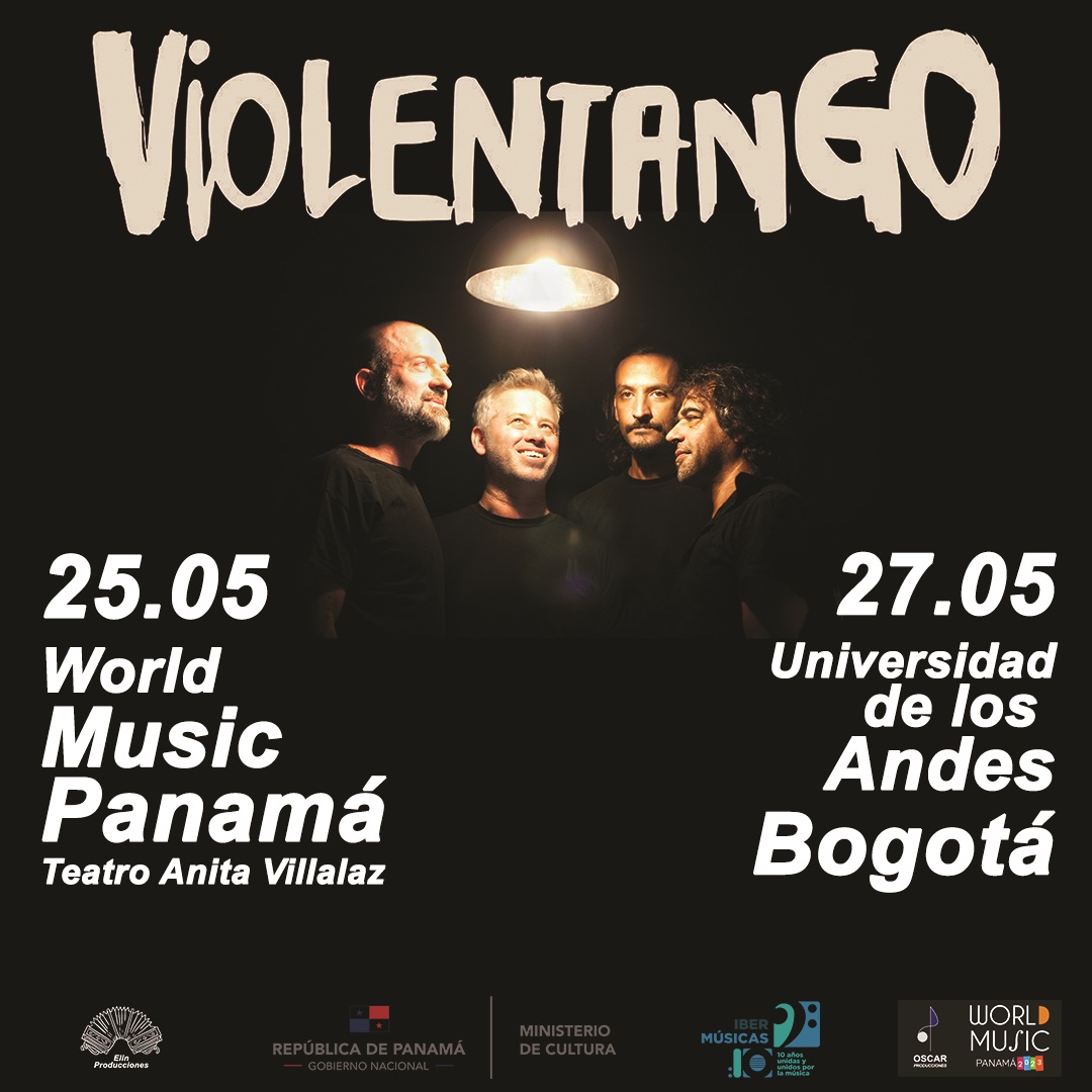O grupo argentino Violentango realiza uma turnê pela Colômbia e Panamá