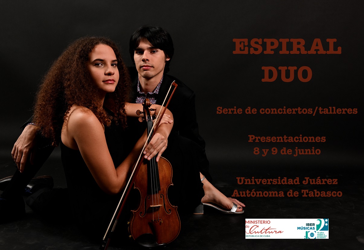 Espiral Duo de Cuba apresenta os seus concertos/workshops sobre música cubana (Son, Changüí, Guajira, Conga e Nueva Trova)