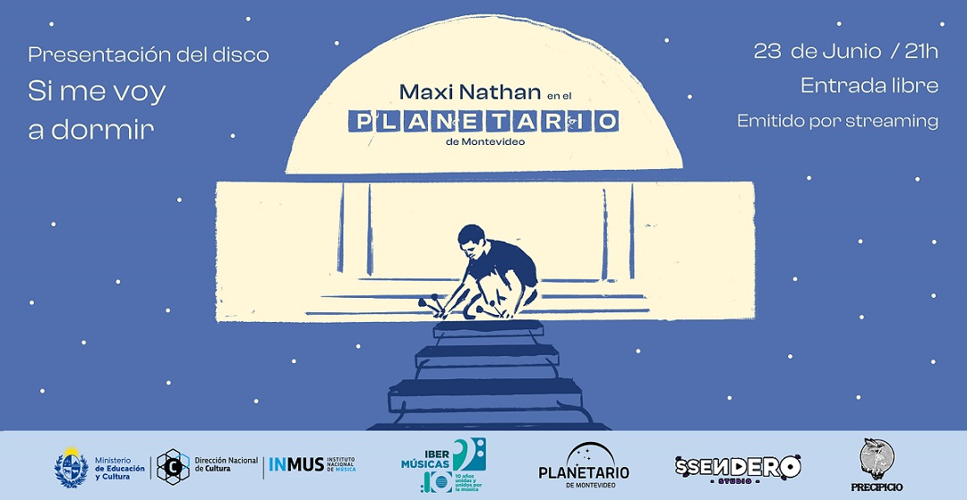 O compositor, percussionista e vibrafonista uruguaio Maximiliano Nathan apresenta o seu álbum “Si me voy a dormir” ao vivo e via streaming