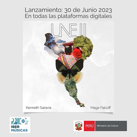 Será lançado o álbum UNE ll do pianista, guitarrista e compositor peruano Kenneth Saravia e da cantora, percussionista e compositora argentina Maga Falcoff