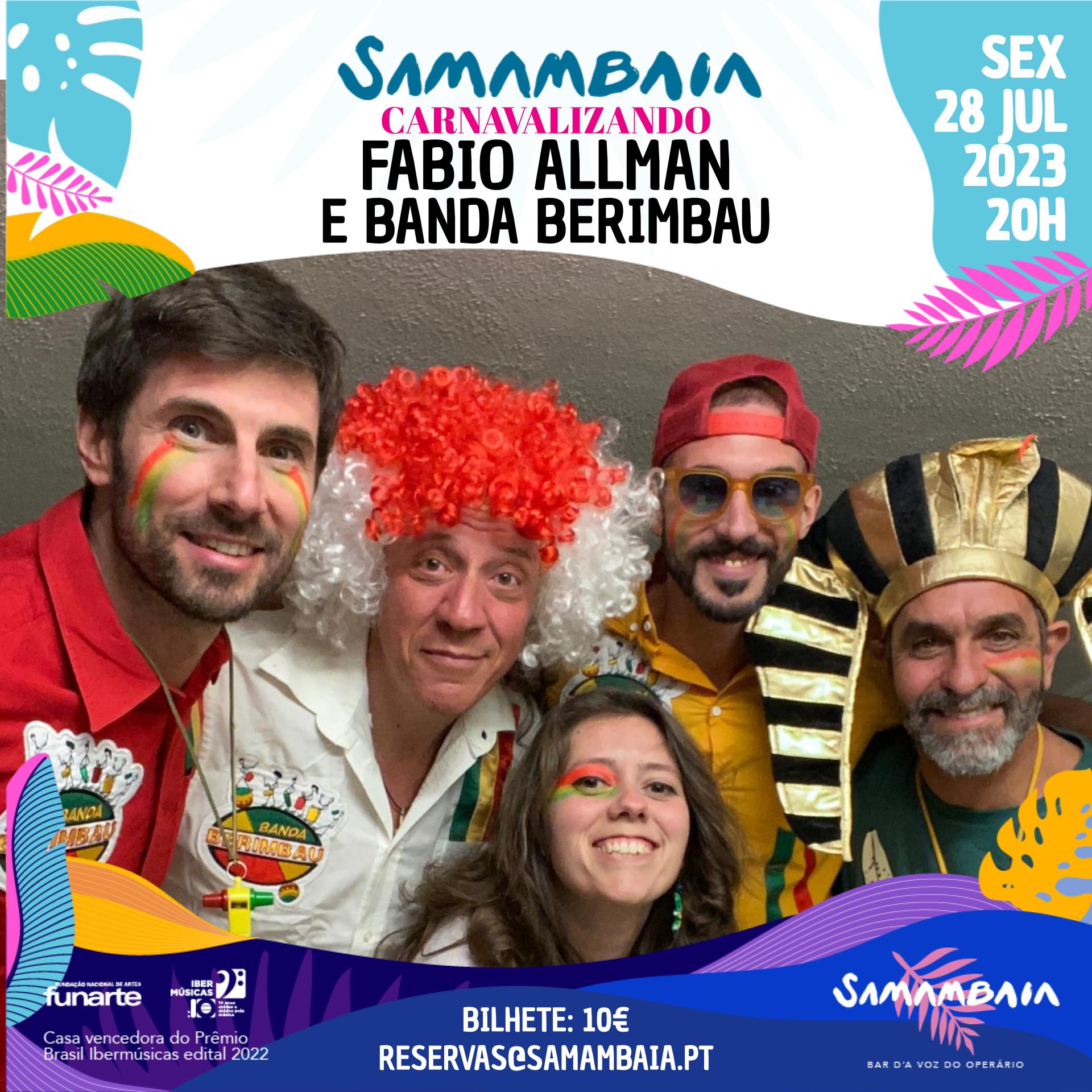 Samambaia, a casa de shows de Lisboa dedicada à música do Brasil, anuncia seu programa para o mês de julho