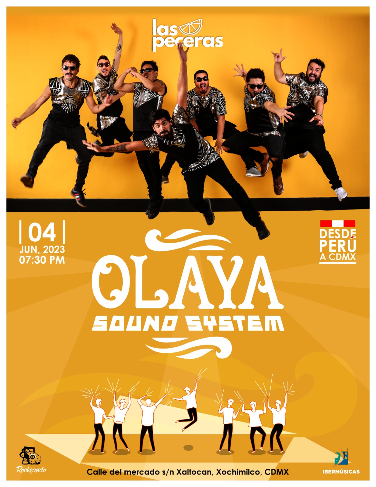 A banda tropical peruana Olaya Sound System fará a sua primeira digressão pelo México