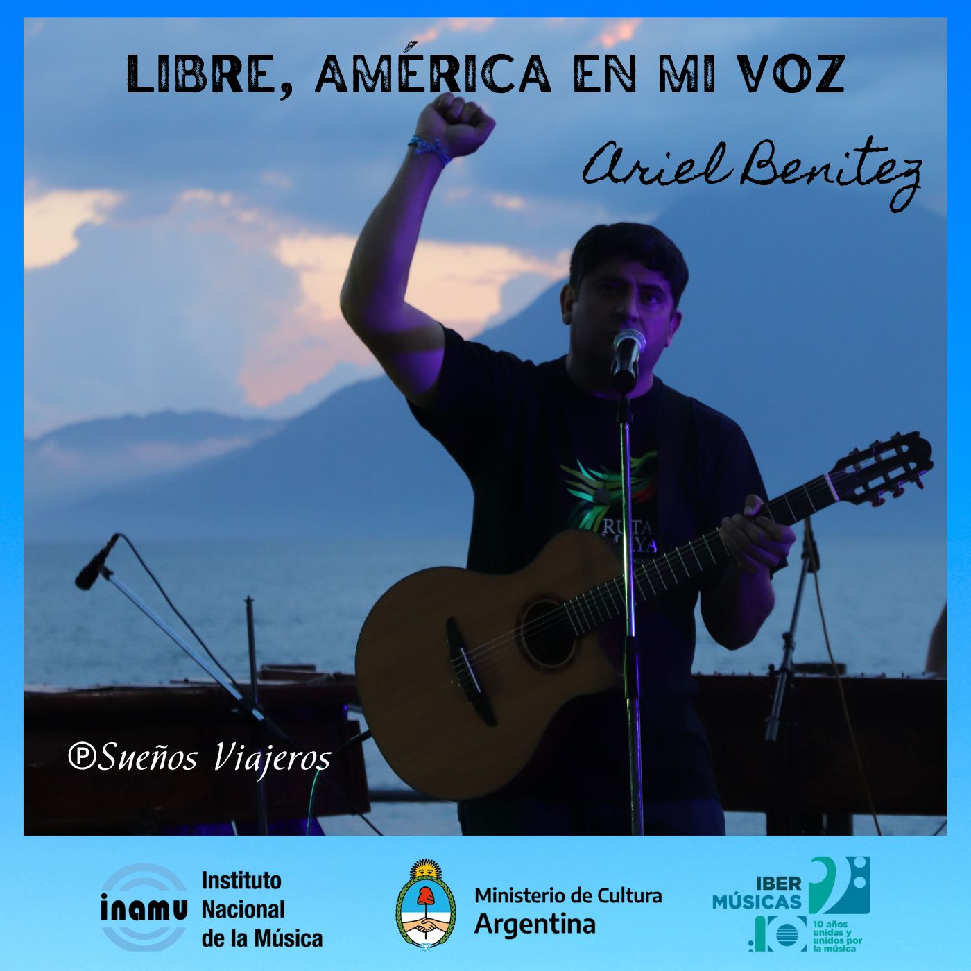 O artista argentino Ariel Benítez apresenta o seu novo CD “Libre, América en mi voz”