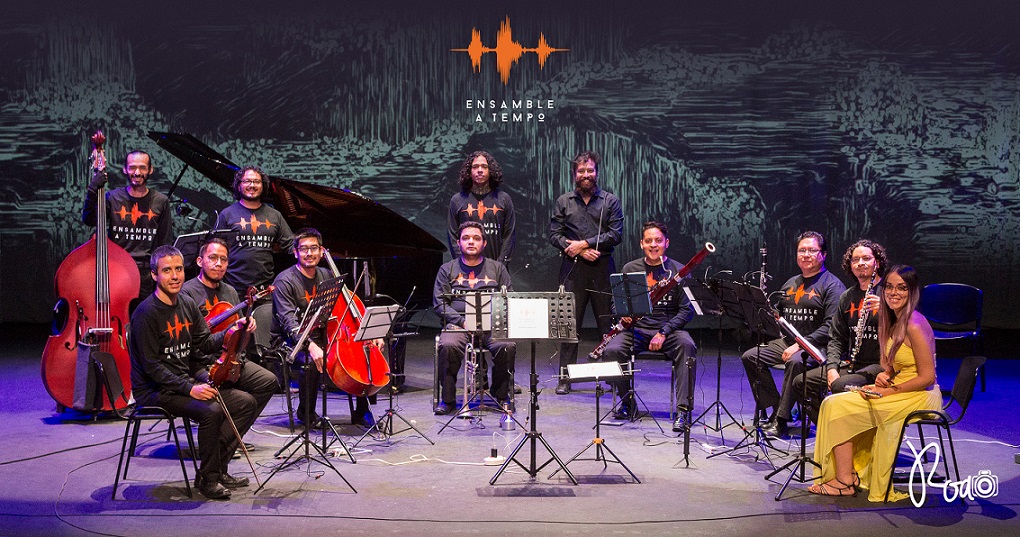 O Ensamble A Tempo do México realizará dois concertos nos quais serão estreadas obras de Sebastian Quesada e Victor Marquez Barrios