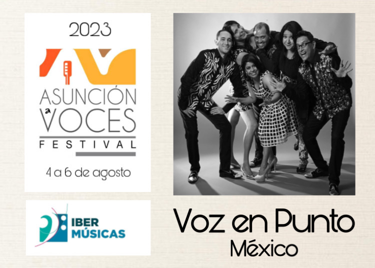 O conjunto vocal mexicano Voz en Punto actuará no festival Asunción a Voces no Paraguai