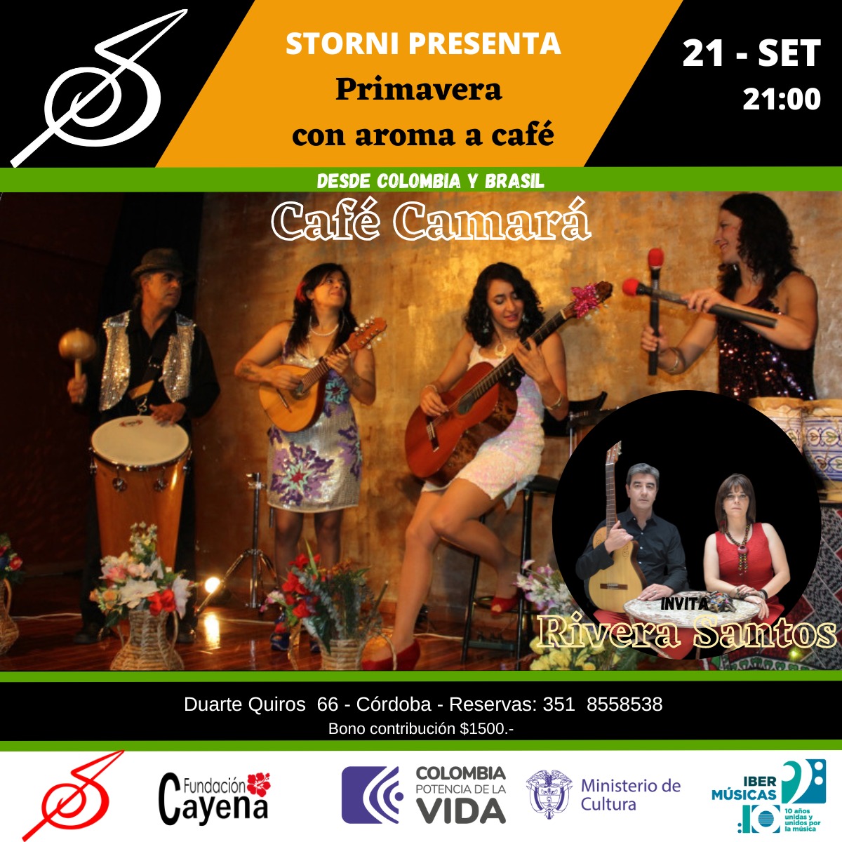 O Café Camará, da Colômbia, inicia sua turnê “Café Camará pelo sul… o café que nos une…” em palcos do Uruguai e da Argentina