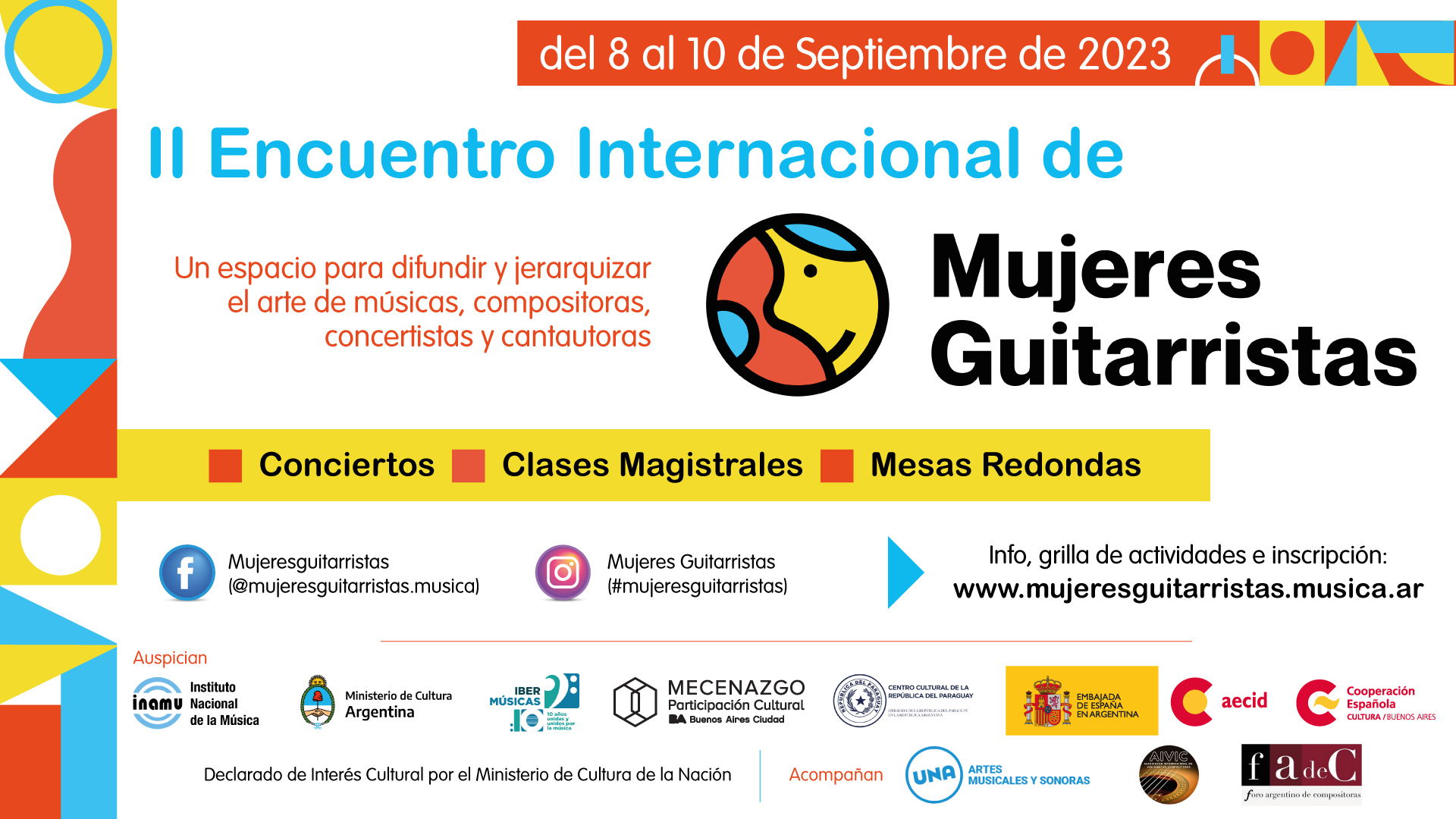 O II Encontro Internacional de Mulheres Guitarristas será realizado na Argentina