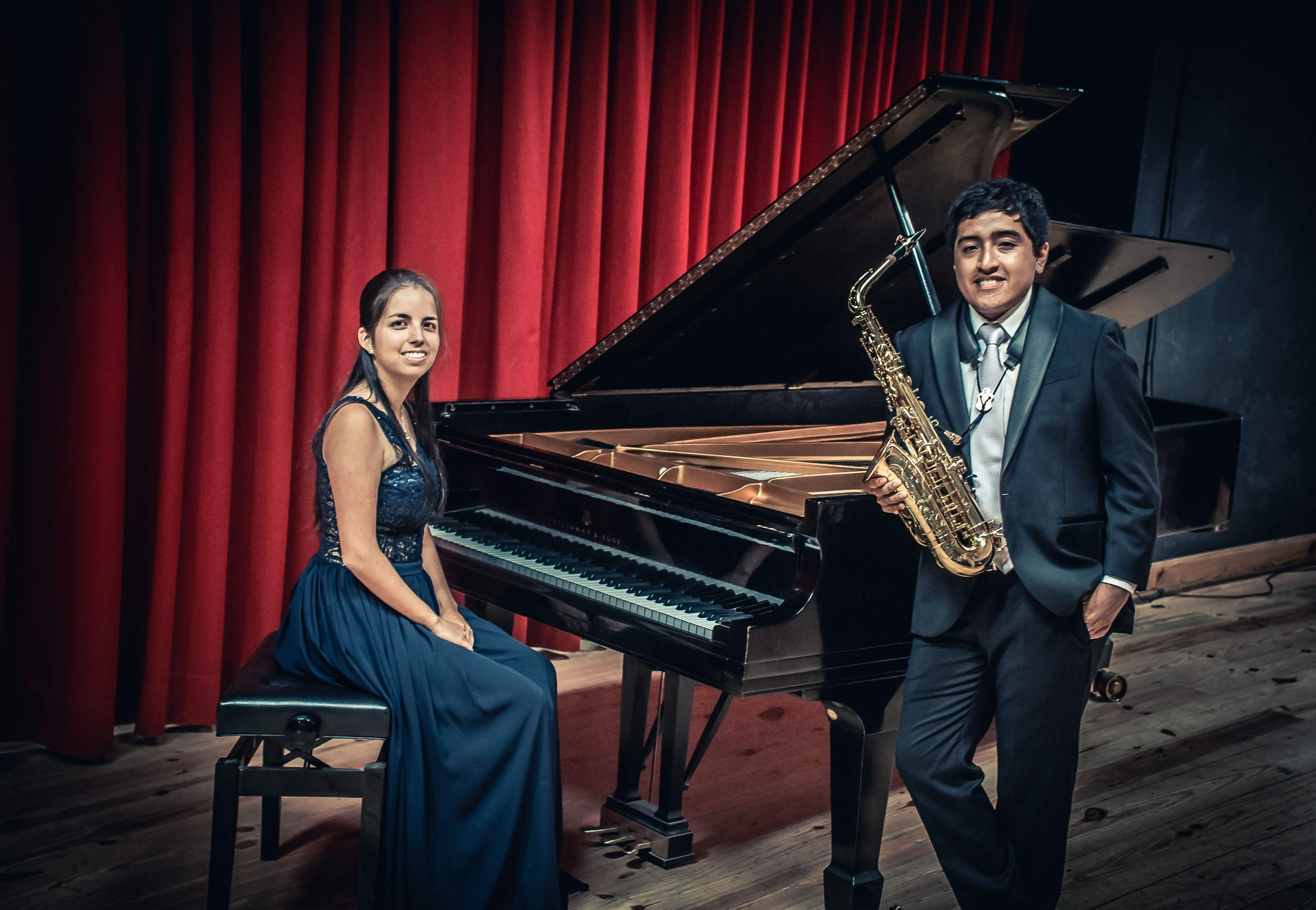 O NazDúo do Peru junto com o percussionista Alonso Solano estreia Mordedura de Óxido de Maximiliano Soto, obra vencedora do Concurso Ibermúsicas de Composição e Estreia 2022