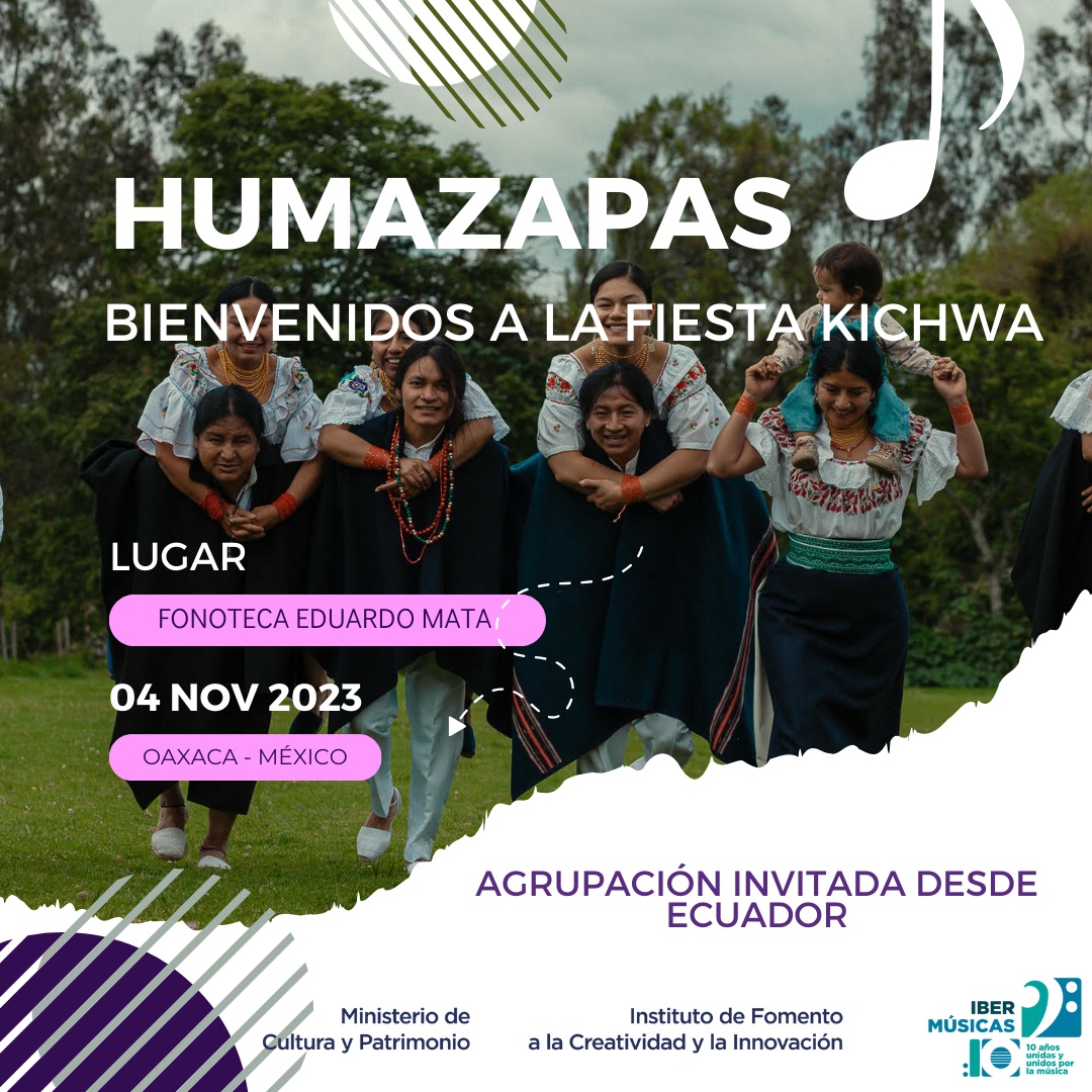 O grupo equatoriano Humazapas fará uma turnê pelos palcos do México