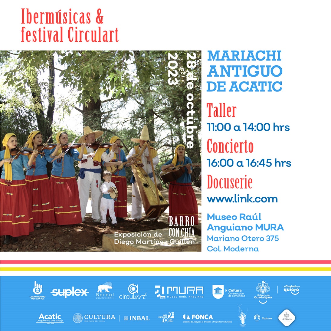 A proposta do Mariachi Antiguo de Acatic chega do México com múltiplas actividades presenciais e virtuais