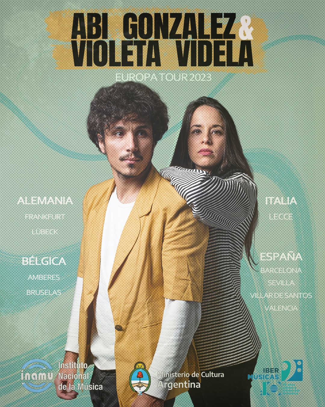 Abi González e Violeta Videla, da Argentina, iniciam a sua digressão europeia com actuações em Espanha, Itália, Bélgica e Alemanha