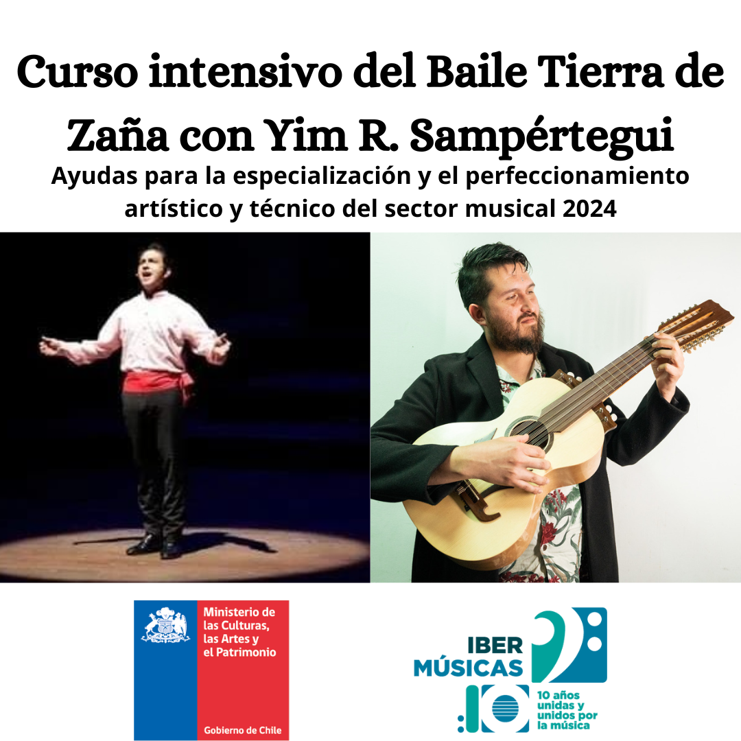 O payador, cantor e investigador chileno Alex Guerrero Chinga inicia o seu curso intensivo da dança Tierra de Zaña com Yim R. Sampértegui no Peru