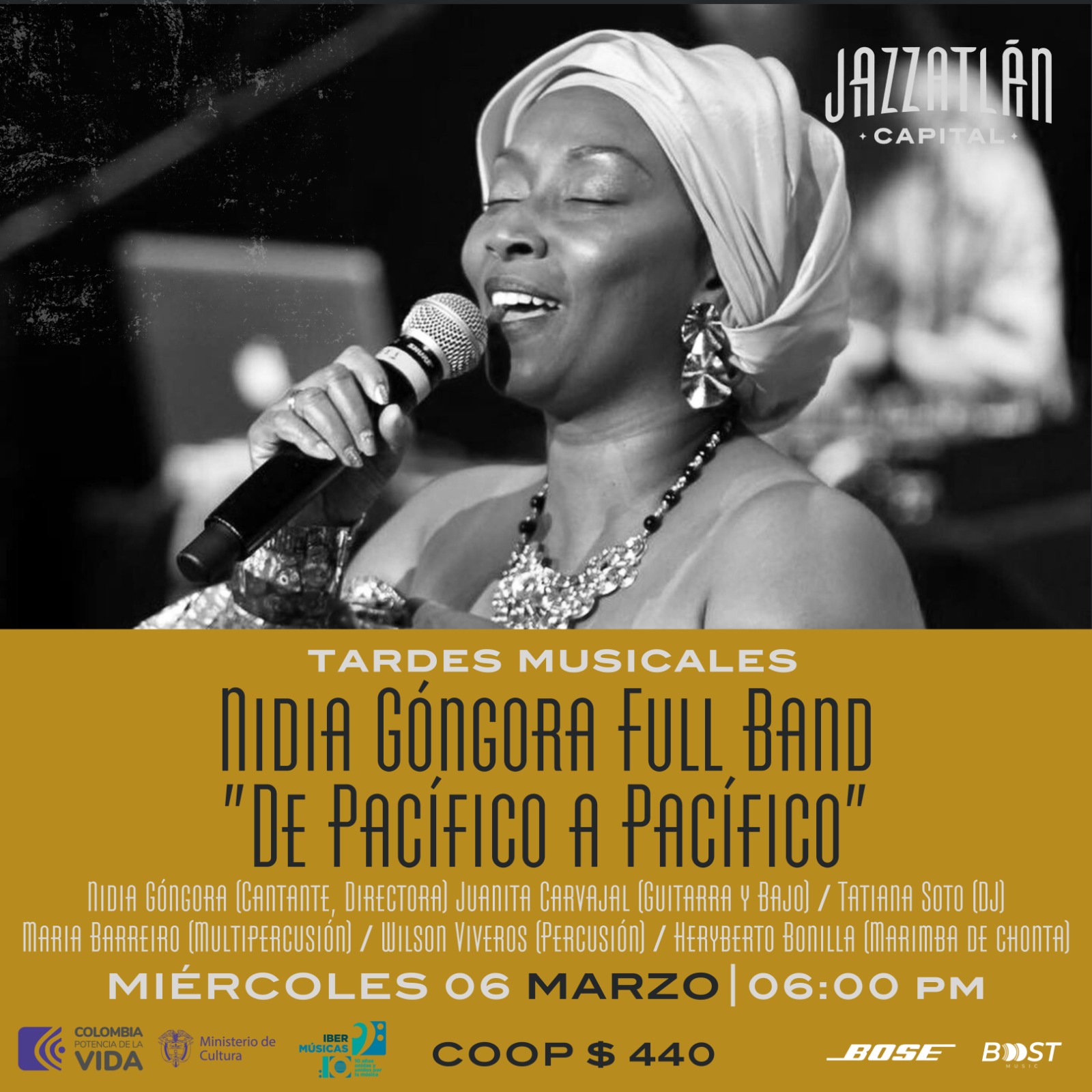 Nidia Góngora, embaixadora da música do Pacífico colombiano, apresenta sua turnê no México “De Pacífico a Pacífico”